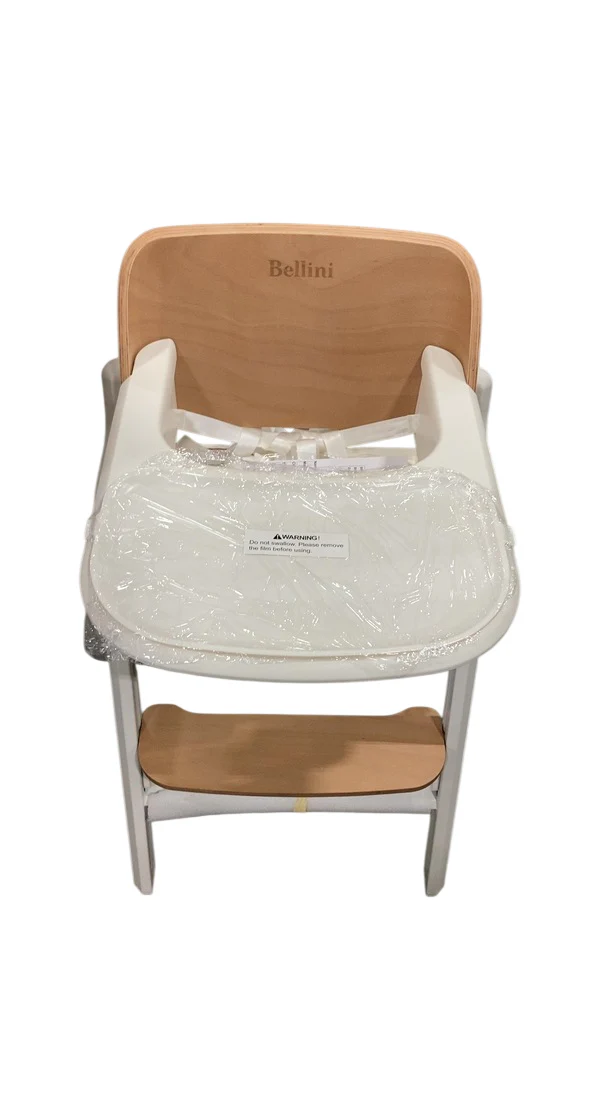 Bellini Parma 3-in-1 High Chair, White/Natural - Image 3
