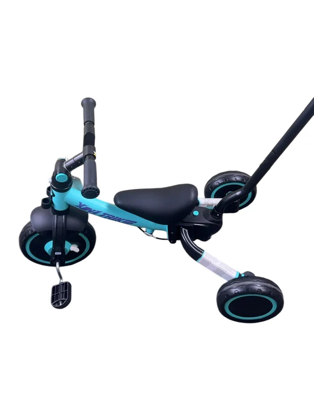 BesRey 7-in-1 Toddler Bike with Parent Steering Push Handle, Blue - Image 6