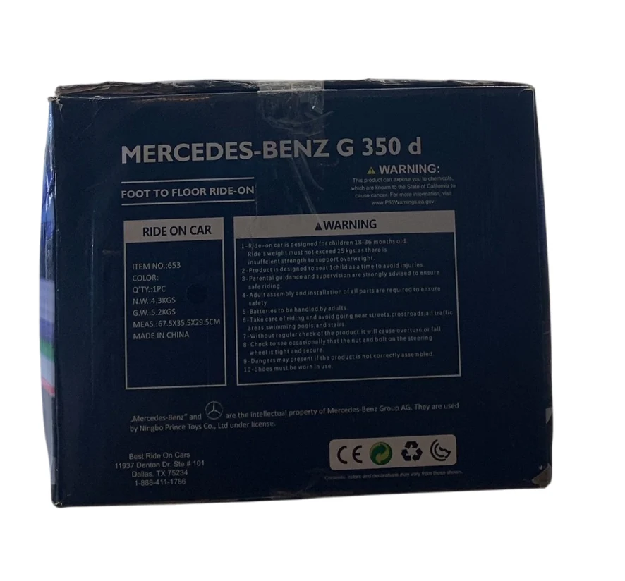 Best Ride On Cars 4-in-1 Mercedes Push Car, Black - Image 5
