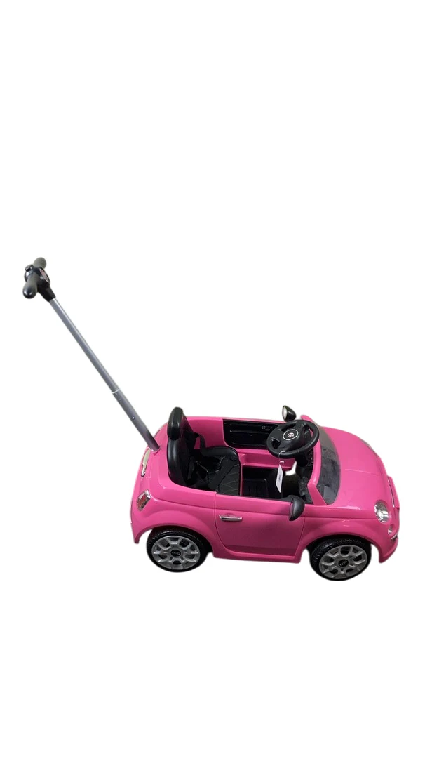 Best Ride On Cars Fiat 500 Push Car, Pink - Image 2