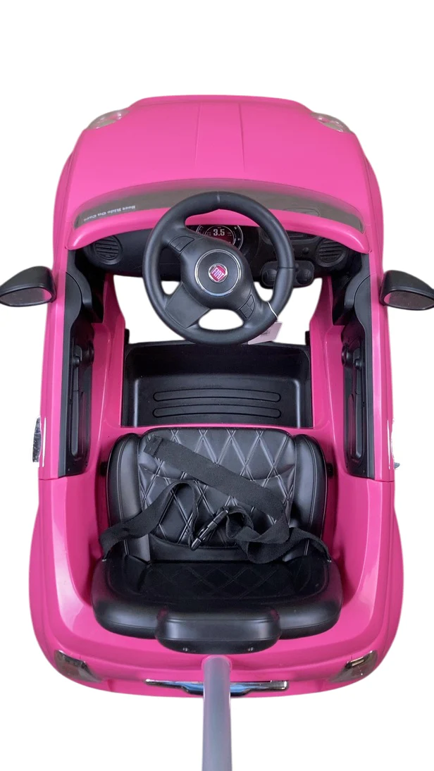 Best Ride On Cars Fiat 500 Push Car, Pink - Image 5