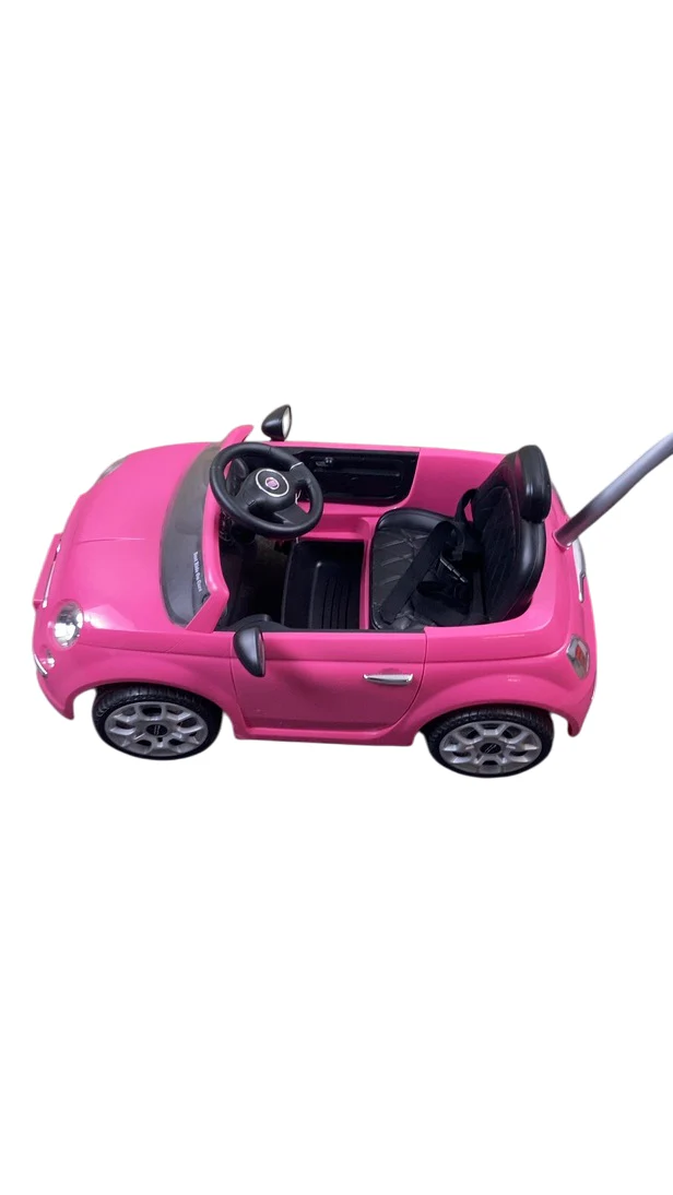Best Ride On Cars Fiat 500 Push Car, Pink - Image 6