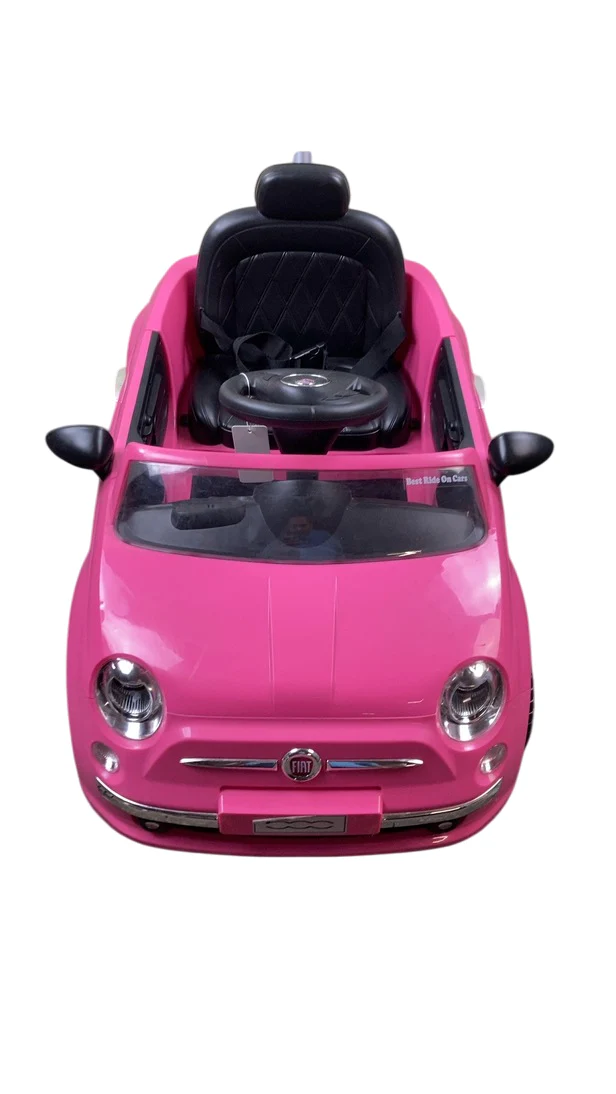 Best Ride On Cars Fiat 500 Push Car, Pink - Image 7