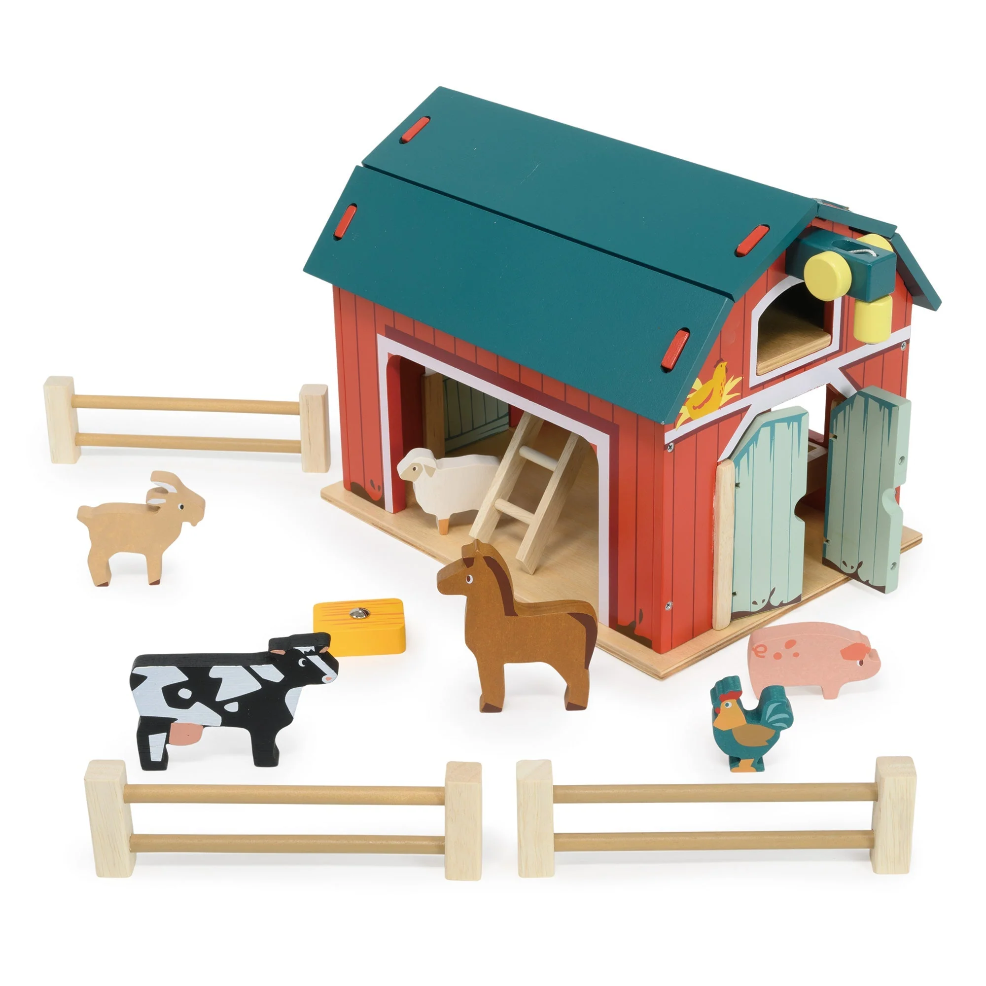 Mentari Big Red Barn Playset - Image 3
