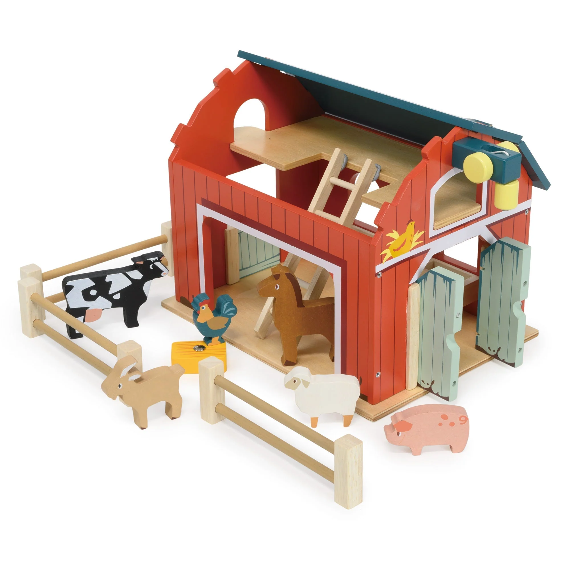 Mentari Big Red Barn Playset - Image 4
