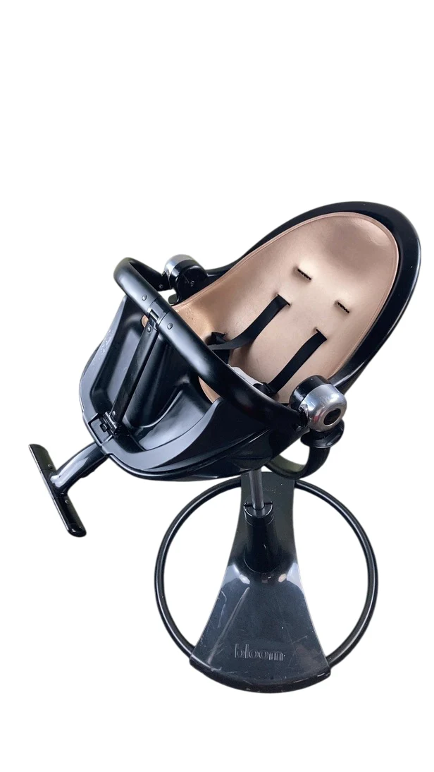 Bloom Fresco High Chair, Black, Rose Gold - Image 3