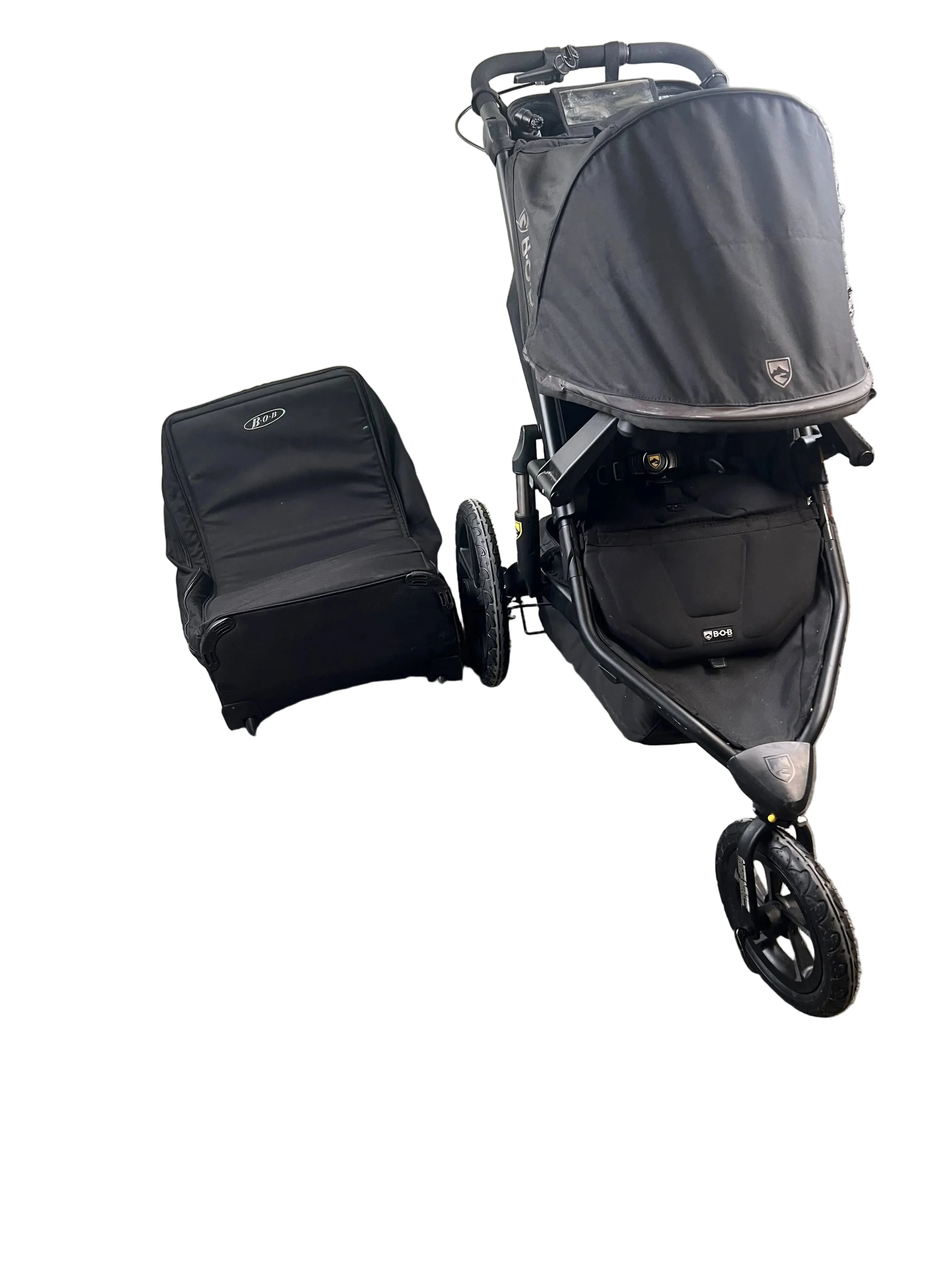 BOB Alterrain Pro Jogging Stroller and Travel Bag, 2021, Black