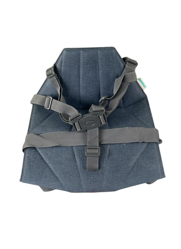 Bombol Pop-Up Booster, Denim Blue, No Arms - Image 2