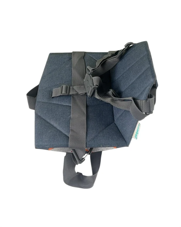 Bombol Pop-Up Booster, Denim Blue, No Arms - Image 3