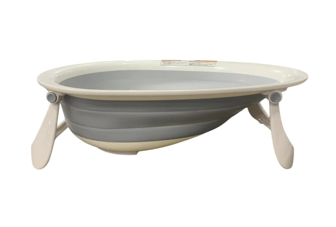 Boon Naked Collapsible Baby Bathtub, Grey - Image 2
