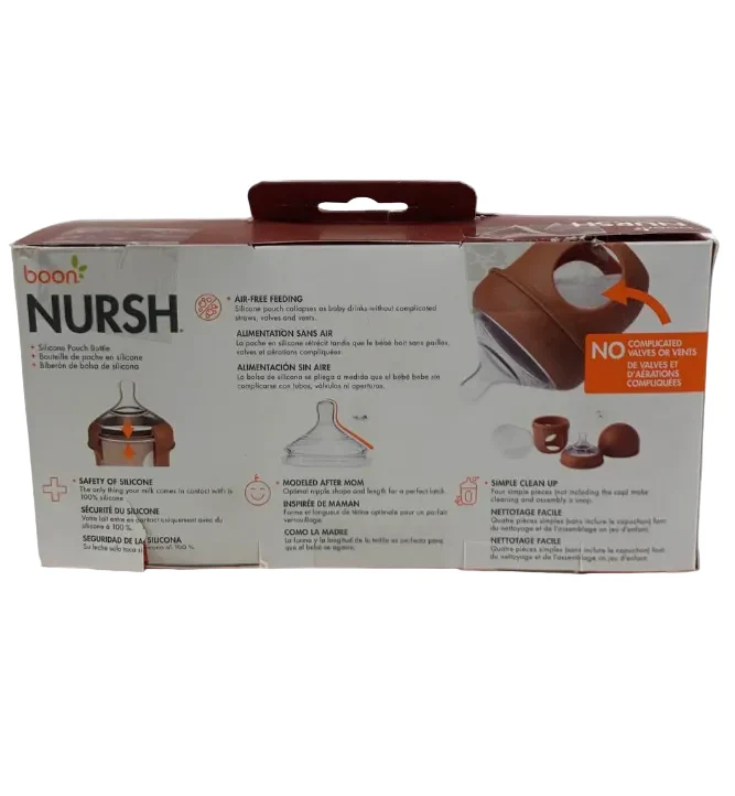Boon Nursh Bottles 3 Pack, 4oz, Slow, Speckle - Image 3
