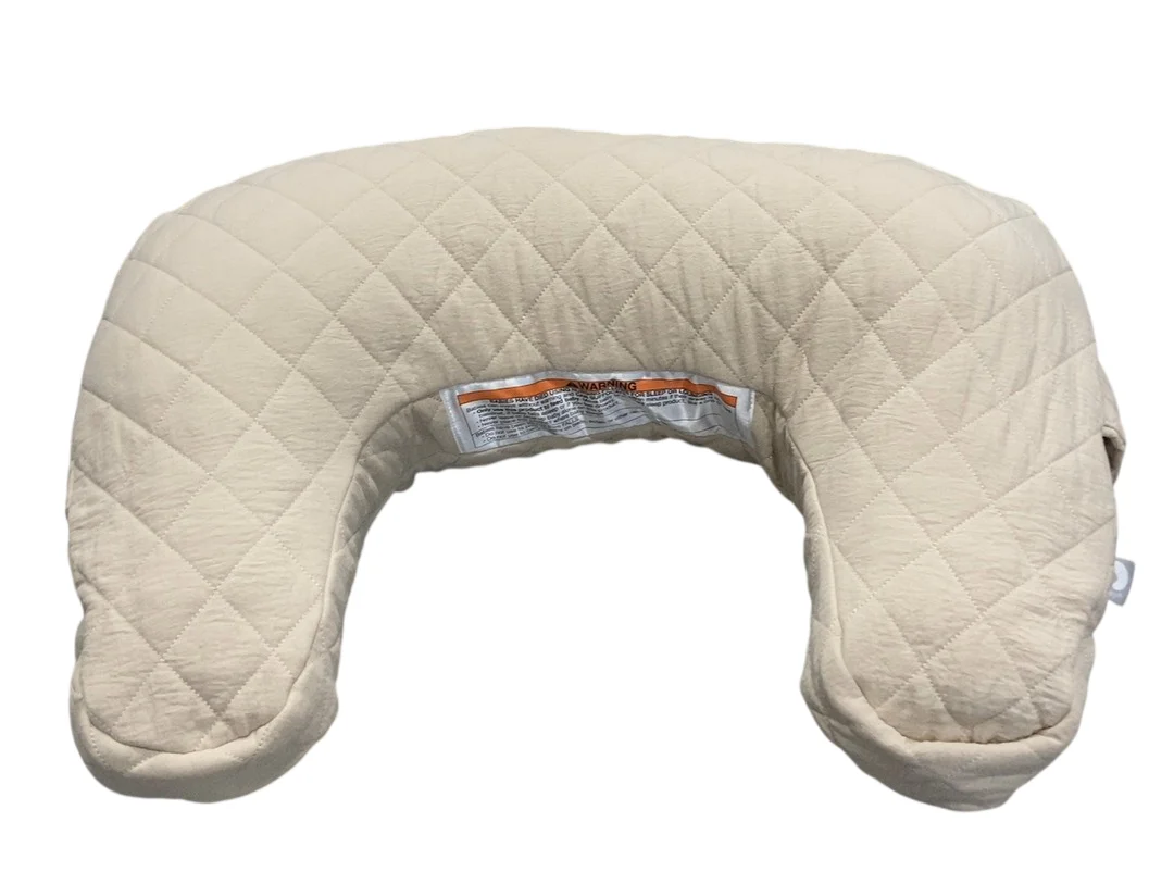 Boppy Luxe Feeding and Infant Support Pillow, Oatmeal Quilted