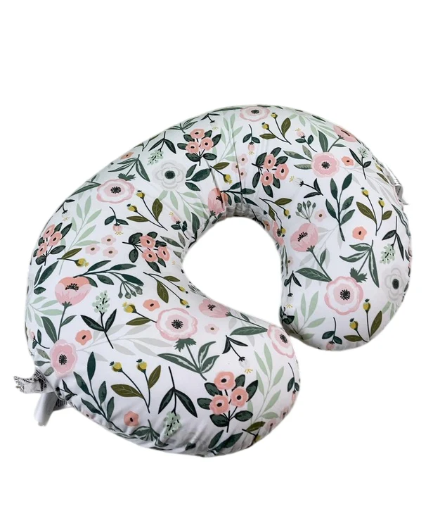 Boppy Nursing and Infant Support Pillow, Pink Garden