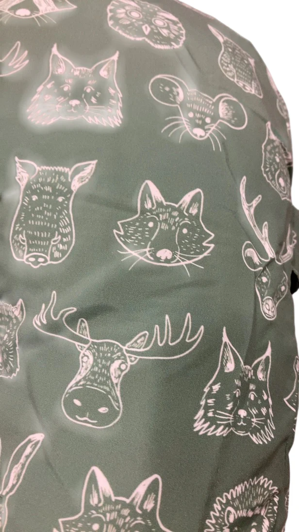 Boppy Nursing Pillow, Base Model, Green Forest Animal Sketches - Image 5