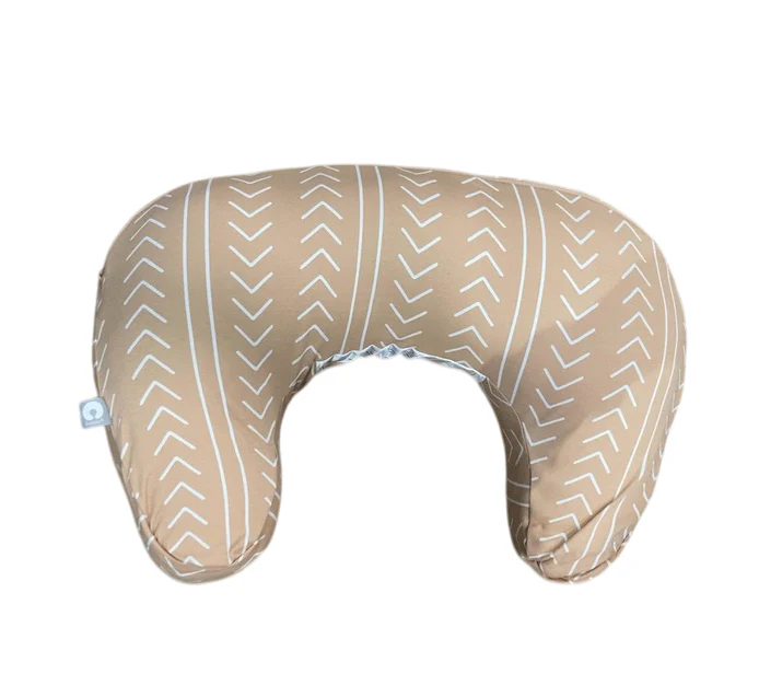 Boppy Nursing Pillow, Organic, Camel Stitch Stripe