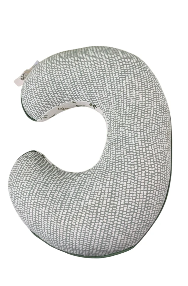 Boppy Organic Nursing and Infant Support Pillow, Green Leaves - Image 4