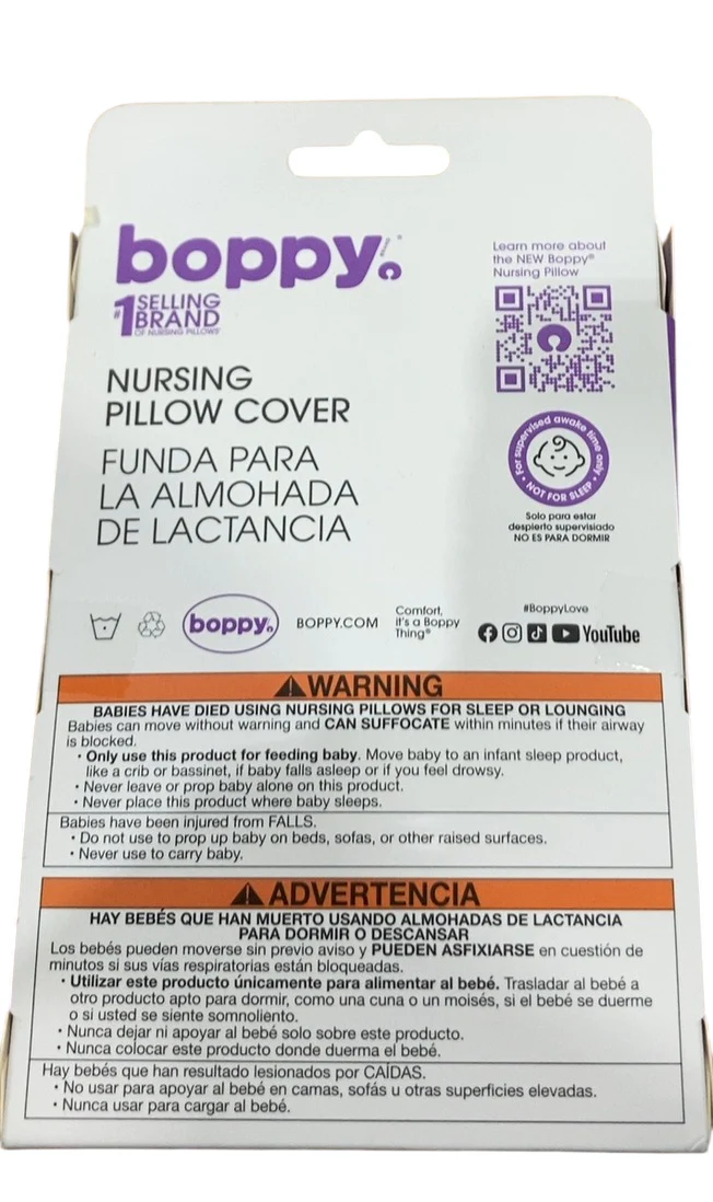 Boppy Preferred Nursing Pillow Cover, Rainbow Sherbet - Image 3