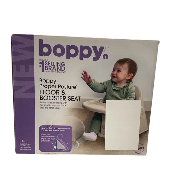 Boppy Proper Posture Floor & Booster Seat with Infant Insert, Oatmeal - Image 3