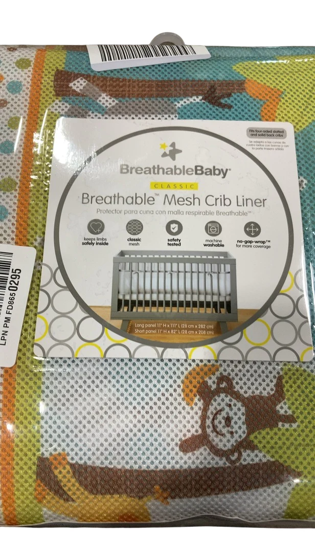Breathable Baby Mesh Crib Liner, Best Friends - Image 5