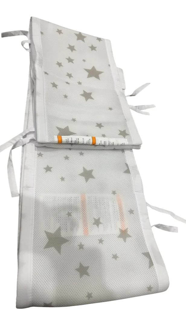Breathable Baby Mesh Crib Liner, Full Size/4 Sides, Starlight - Image 3