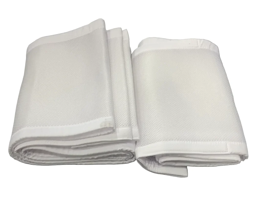 Breathable Baby Mesh Crib Liner, Full Size/4 Sides, White - Image 2