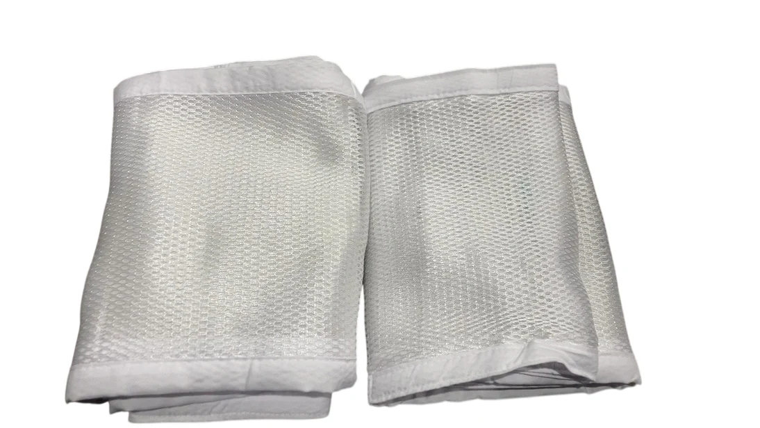 Breathable Baby Mesh Crib Liner, Full Size/4 Sides, White