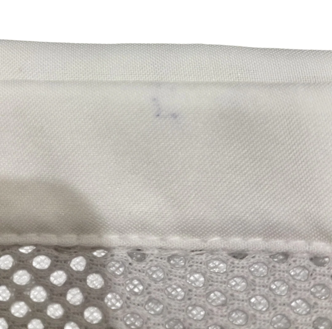Breathable Baby Mesh Crib Liner, Full Size/4 Sides, White - Image 3