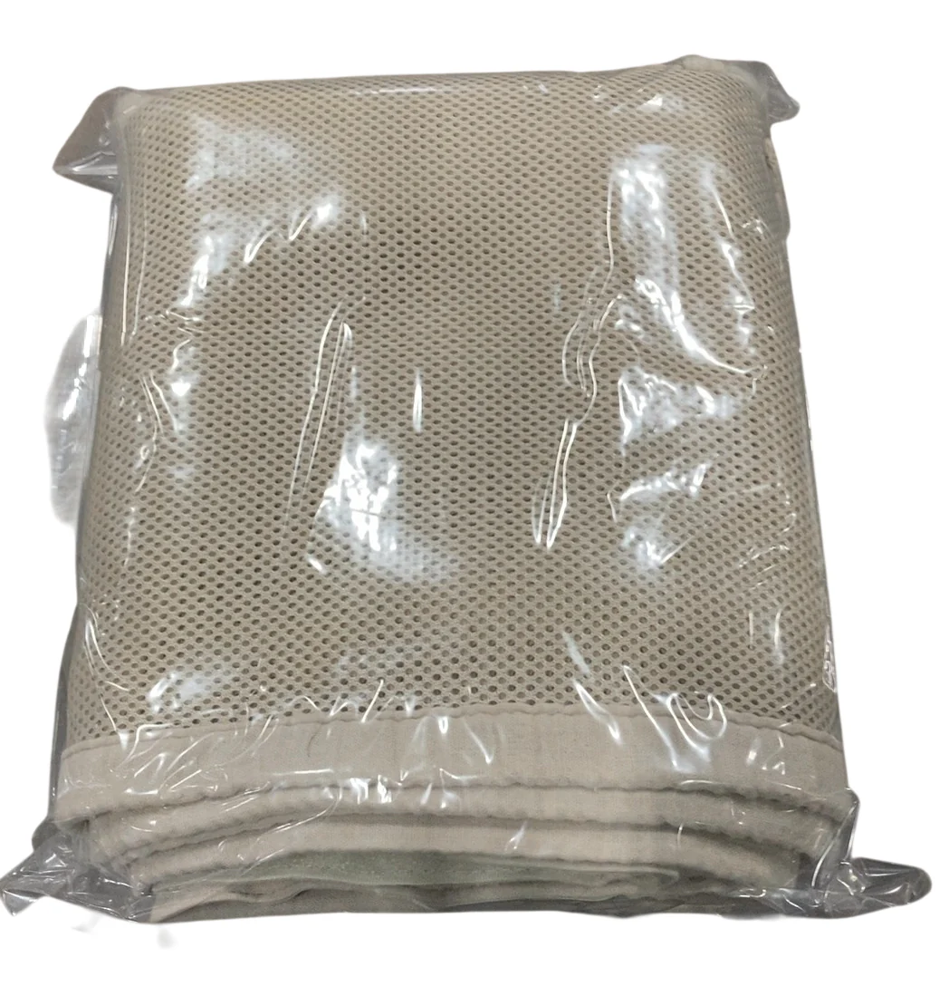 Breathable Baby Mesh Crib Liner, Natural Ecru, Full Size/4 Sides