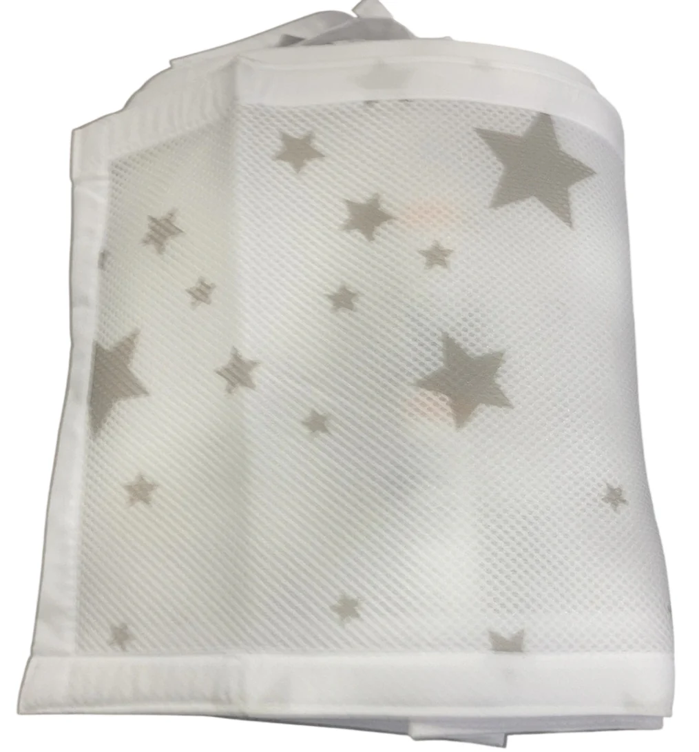 Breathable Baby Mesh Crib Liner, Starlight, Full Size/4 Sides - Image 2