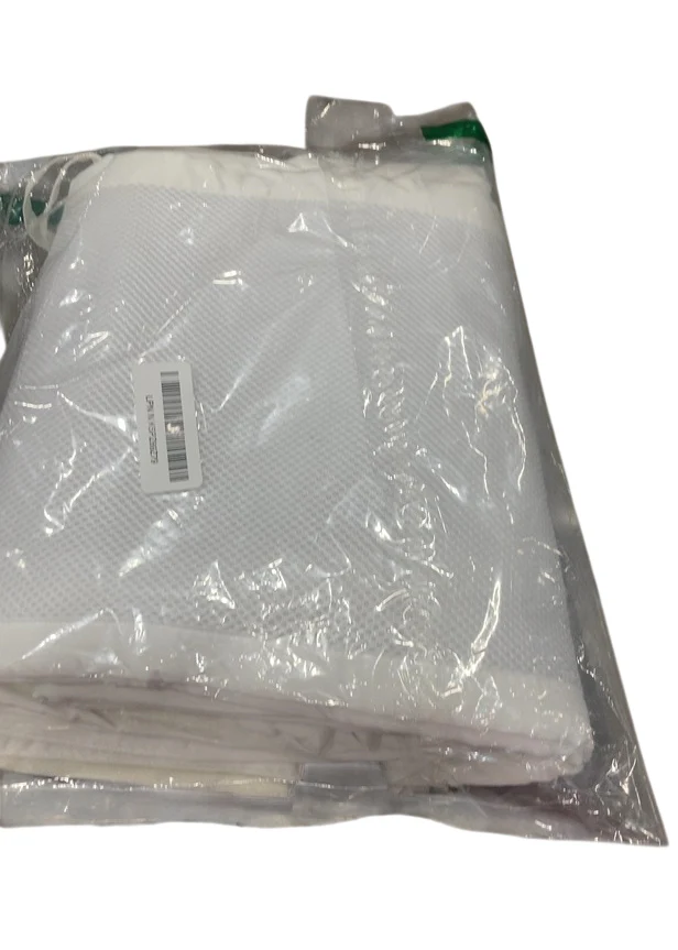 Breathable Baby Mesh Crib Liner, White - Image 2