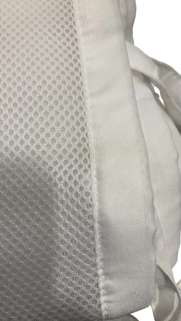 Breathable Baby Mesh Crib Liner, White, Full Size/4 Sides - Image 3