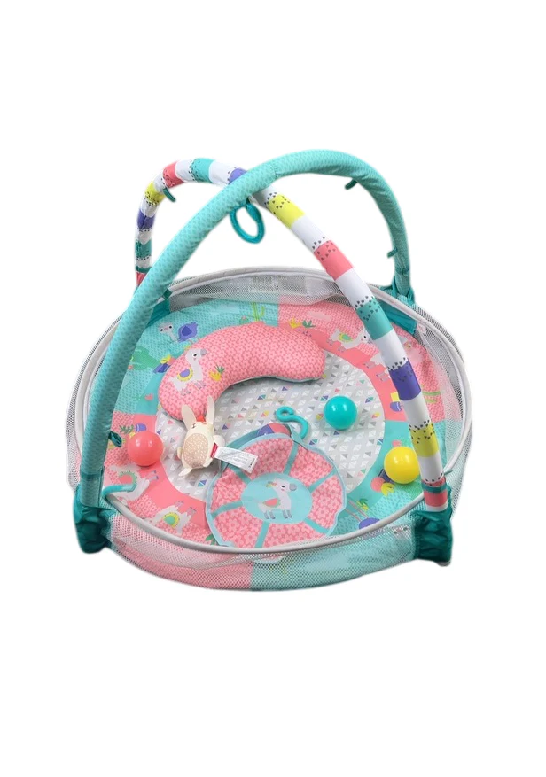 Bright Starts 4-in-1 Rounds Of Fun Activity Gym & Ball Pit, Pink