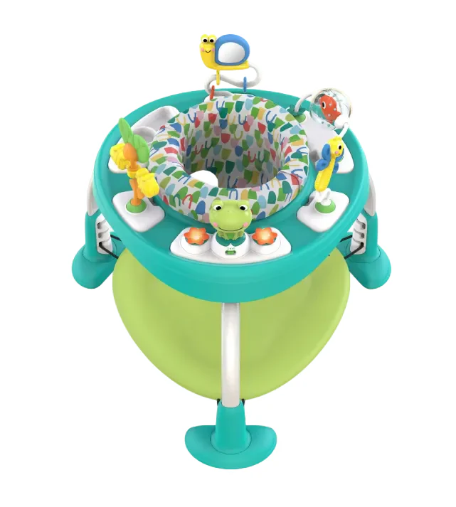 Bright Starts Bounce Baby 2-in-1 Activity Jumper & Table, Playful Pond