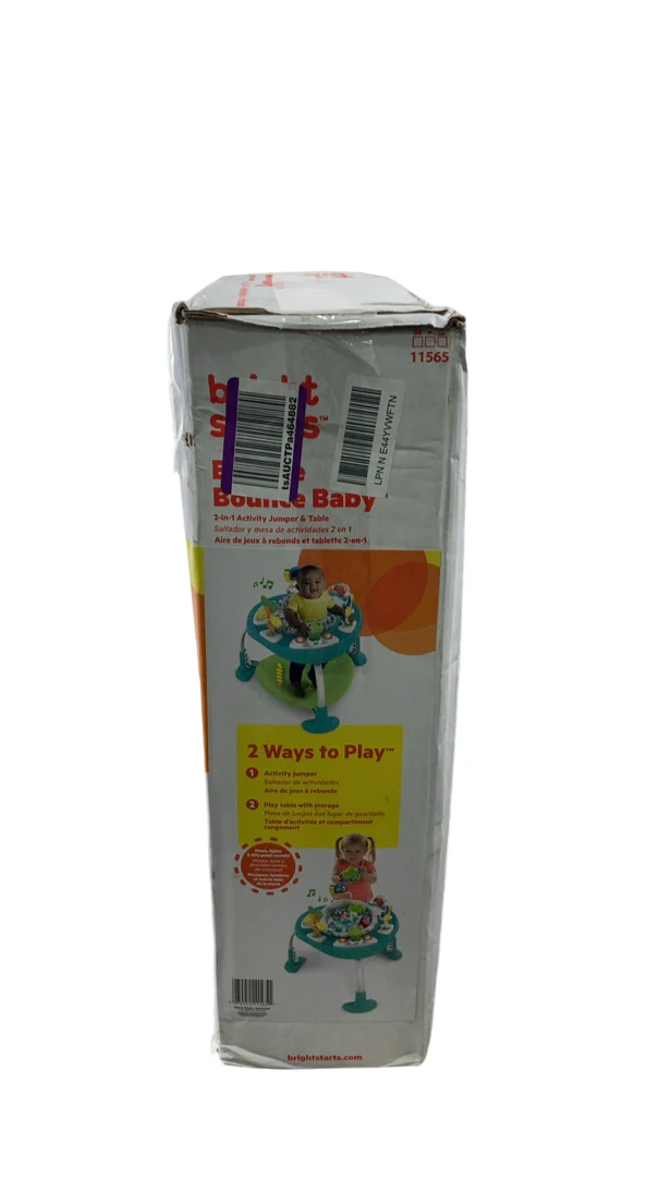 Bright Starts Bounce Baby 2-in-1 Activity Jumper & Table, Playful Pond - Image 3