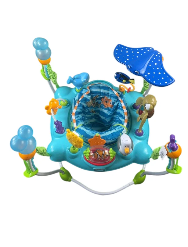 Bright Starts Disney Baby Finding Nemo Sea of Activities Baby Activity Center Jumper, Blue - Image 2