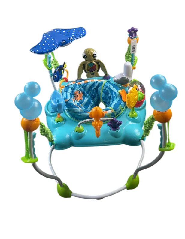 Bright Starts Disney Baby Finding Nemo Sea of Activities Baby Activity Center Jumper, Blue - Image 3