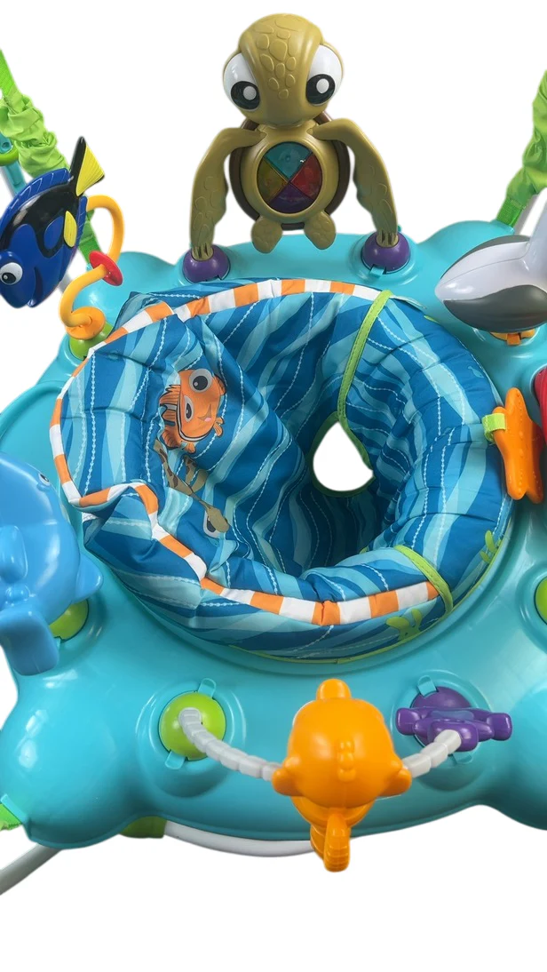 Bright Starts Disney Baby Finding Nemo Sea of Activities Baby Activity Center Jumper, Blue - Image 4