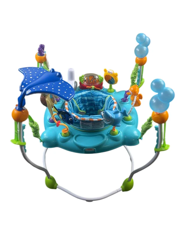 Bright Starts Disney Baby Finding Nemo Sea of Activities Baby Activity Center Jumper, Blue - Image 5