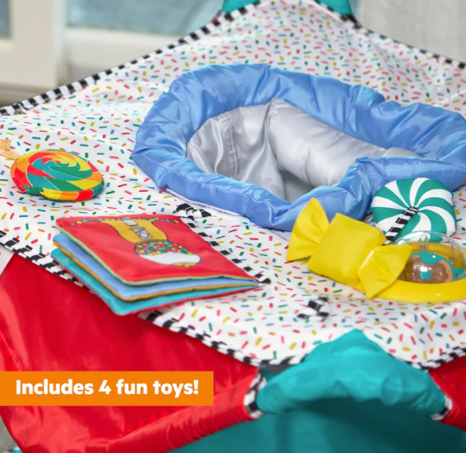 Bright Starts Pop 'N Jump Portable Activity Jumper, Sweet Treats - Image 3