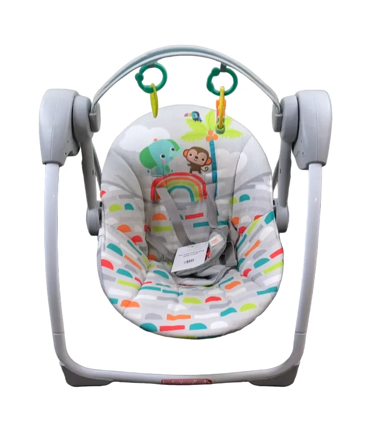 Bright Starts Portable Swing, Playful Paradise - Image 2