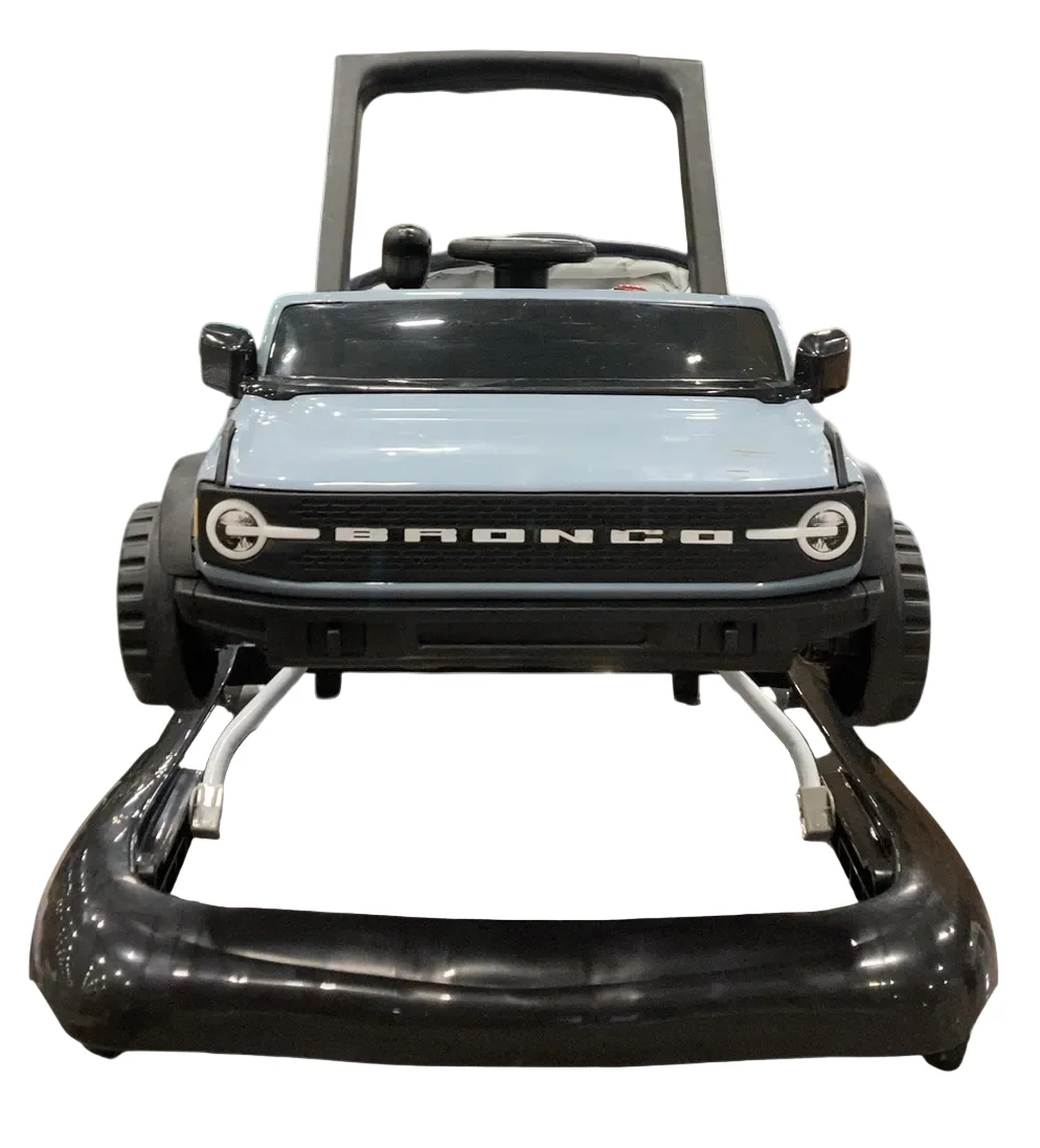 Bright Starts Ways To Play 4-In-1 Baby Activity Walker, Blue Grey, Ford Bronco