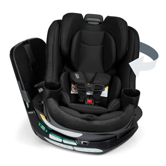 Britax Galaxy360 Slim Rotating Convertible Car Seat, Raven Black, 2026