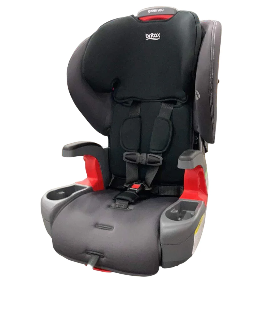 Britax Grow With You Harness-2-Booster Seat, 2024, Mod Black, Seat Belt