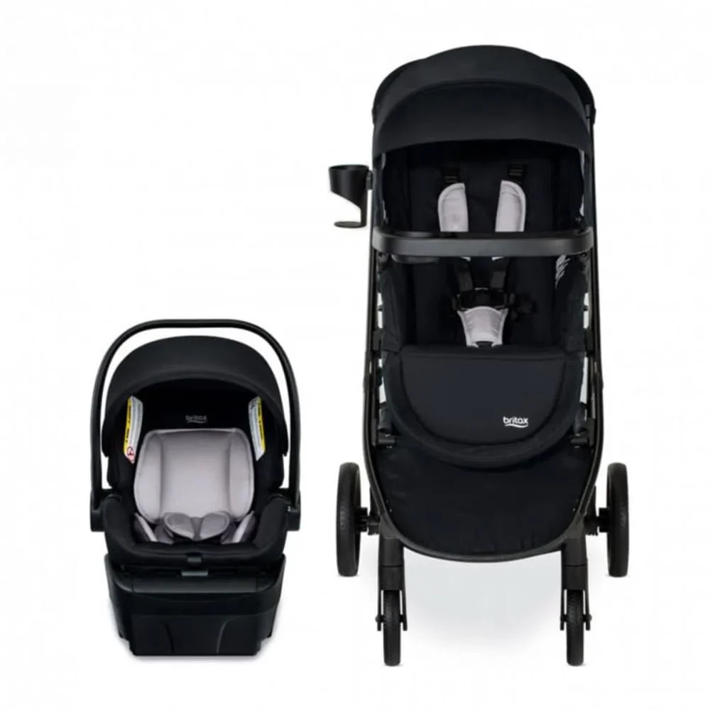 Britax Willow Brook Travel System, 2023, Onyx Glacier - Image 2