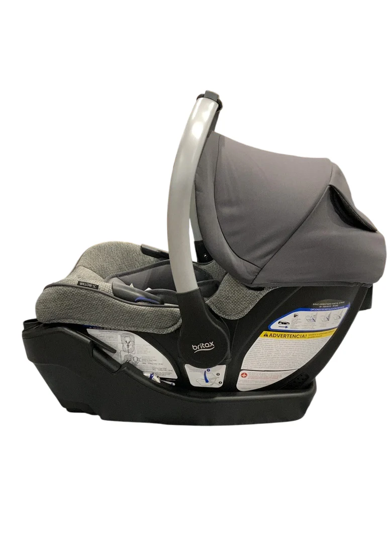 Britax Willow SC Infant Car Seat, 2024, Pindot Stone - Image 2