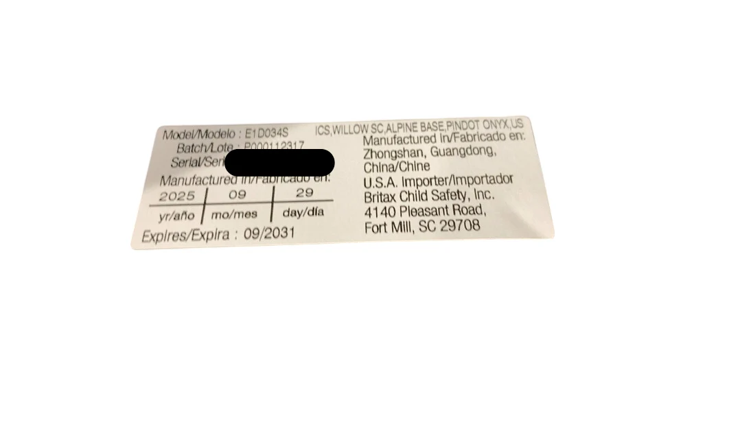 Britax Willow SC Infant Car Seat, 2025, Pindot Onyx - Image 5