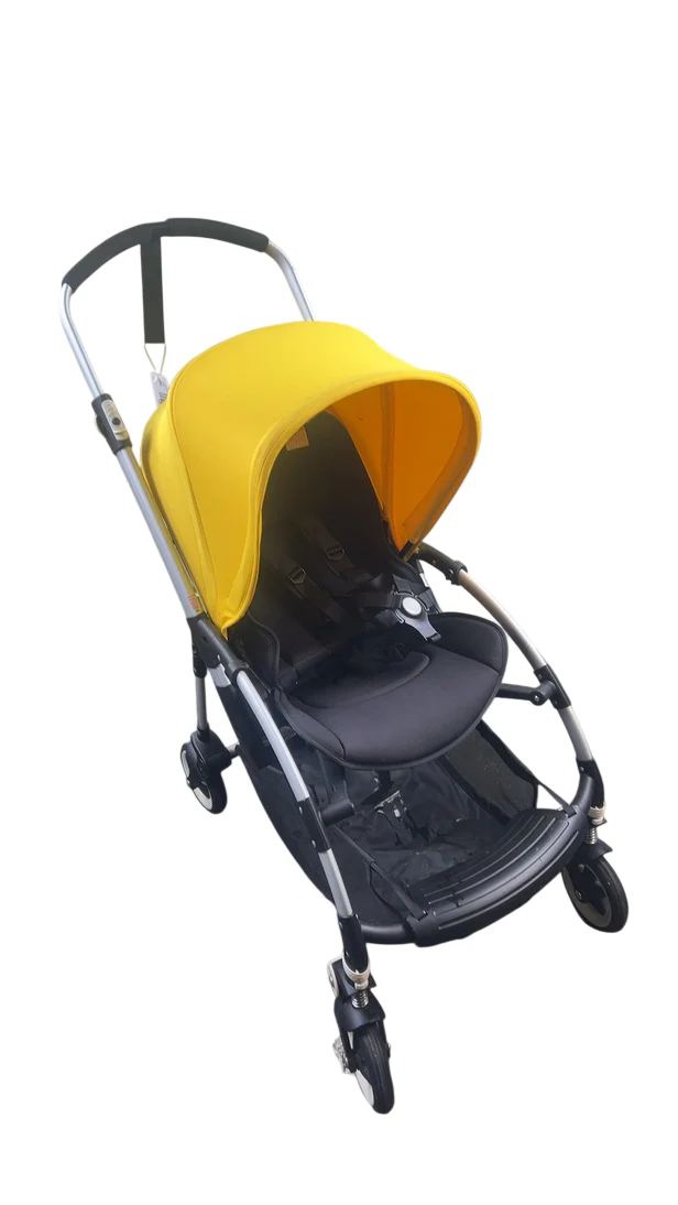 Bugaboo Bee 3 Stroller, 2016, Aluminum, Black, Bright Yellow