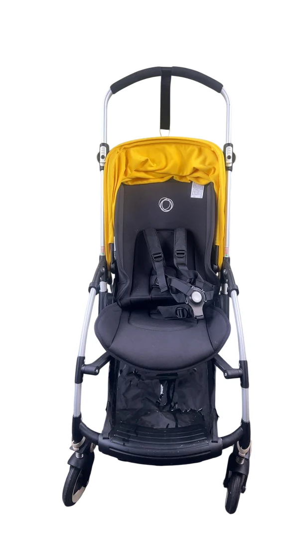 Bugaboo Bee 3 Stroller, 2016, Aluminum, Black, Bright Yellow - Image 2