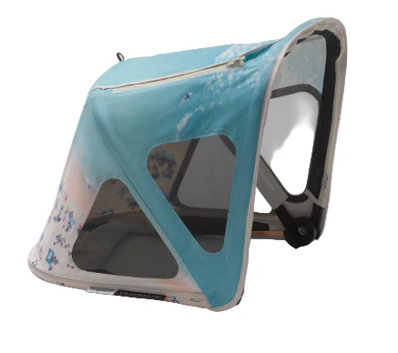 Bugaboo Breezy Sun Canopy for Fox 2/Fox 3/Cameleon3/Lynx, Grey Malin