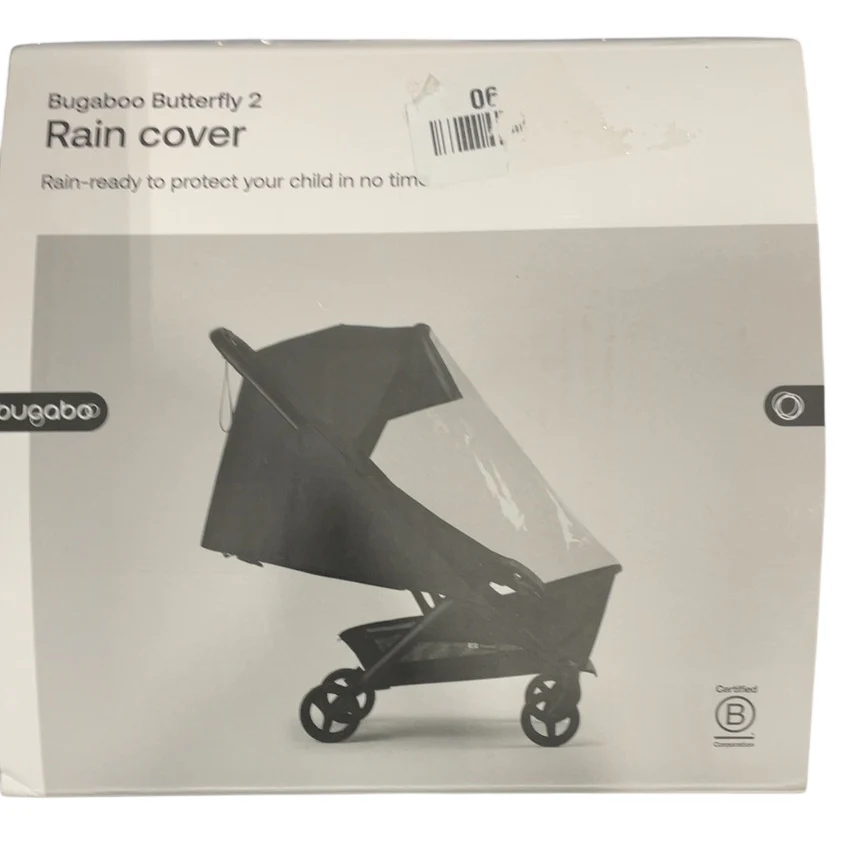 Bugaboo Butterfly 2 Rain Cover, Black - Image 6